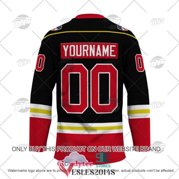 Personalized FDNY Fire Department New York Maltese Cross Black Hockey Jersey, Trending Gifts For Fans - Vesles2014s 2