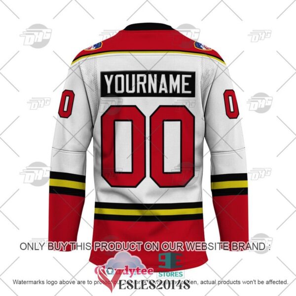 Personalized FDNY Fire Department New York Maltese Cross White Hockey Jersey, Trending Gifts For Fans - Vesles2014s 2