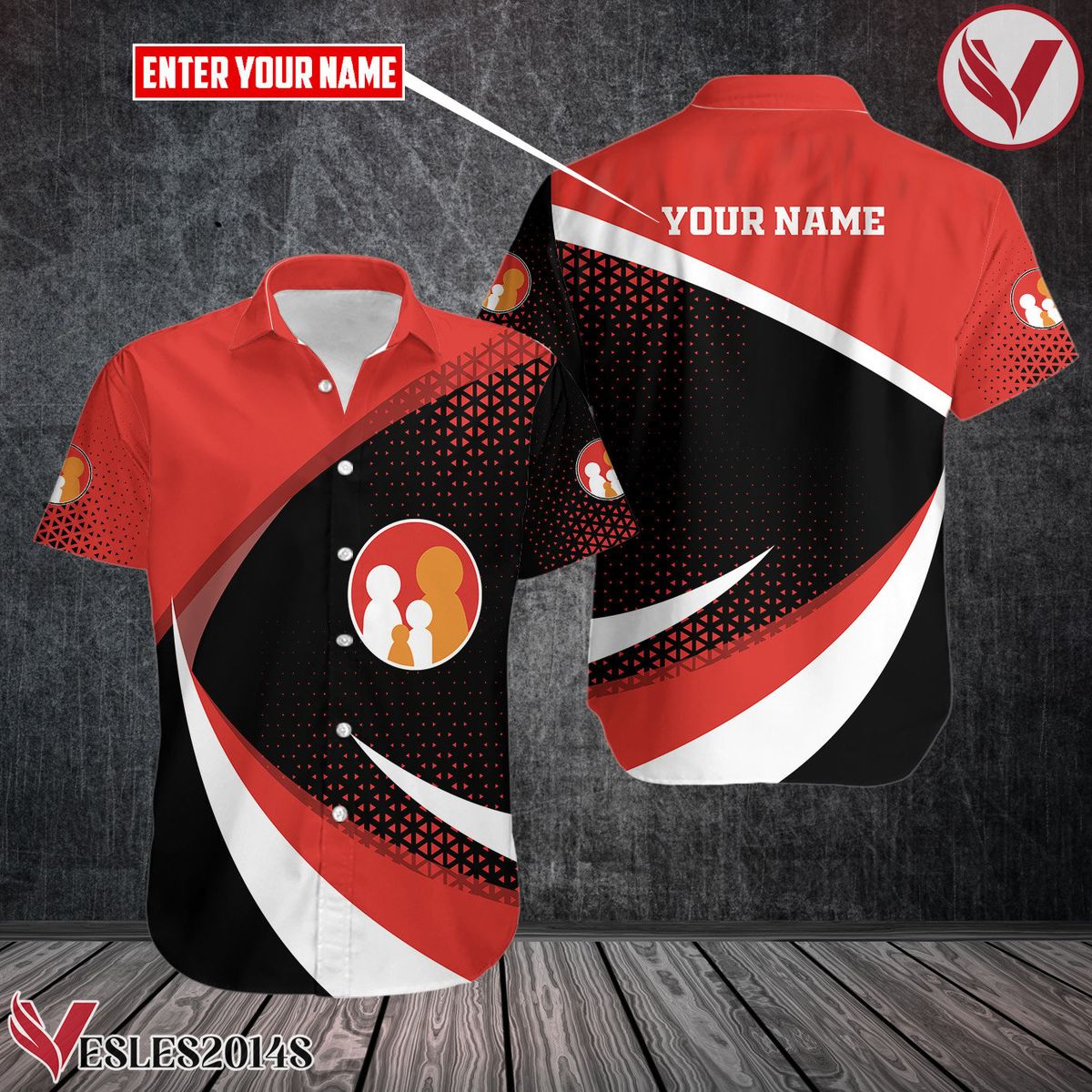Personalized Family Dollar Uniform Custom Hoodie Style 2 - Vesles2014S