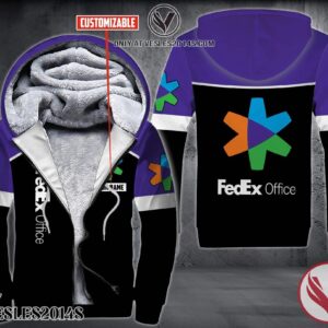 Personalized Fedex Office Uniform Fleece Hoodie, Unique Gifts For Employee - Vesles2014S 1
