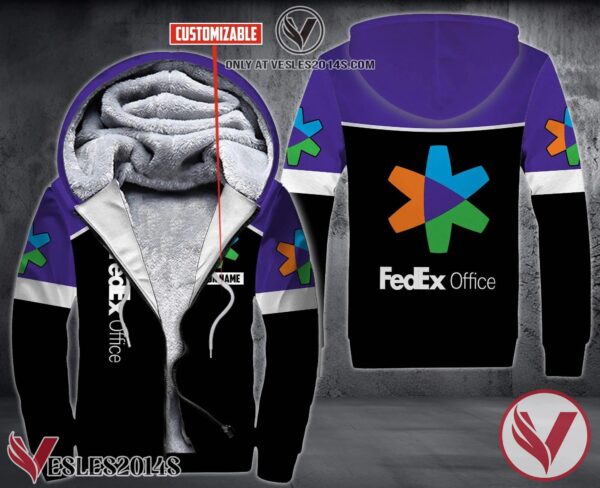 Personalized Fedex Office Uniform Fleece Hoodie, Unique Gifts For Employee - Vesles2014S 1