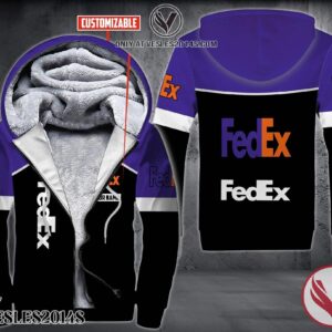 Personalized Fedex Uniform CustomFleece Hoodie, Unique Gifts For Employee - Vesles2014S 1
