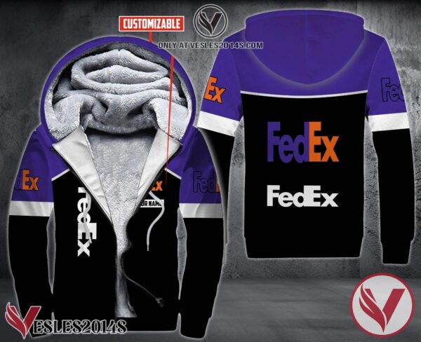 Personalized Fedex Uniform CustomFleece Hoodie, Unique Gifts For Employee - Vesles2014S 1