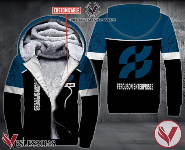 Personalized Ferguson Enterprises Uniform Custom Fleece Hoodie, Unique Gifts For Employee - Vesles2014S 1