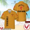 Personalized Fireball Cinnamon Whisky Yellow Hawaiian Shirt And Short, Unique Gifts For Friends - Vesles2014S 1