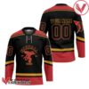 Personalized Fireball Whiskey Black And Red Hockey Jersey - Vesles2014S