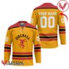 Personalized Fireball Whiskey Yellow Hockey Jersey - Vesles2014S