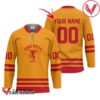 Personalized Fireball Whiskey Yellow Retro Hockey Jersey - Vesles2014S