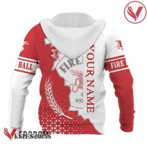 Personalized Fireball Whisky White And Red Cracking Hoodie & Zip Hoodie - Vesles2014S 3