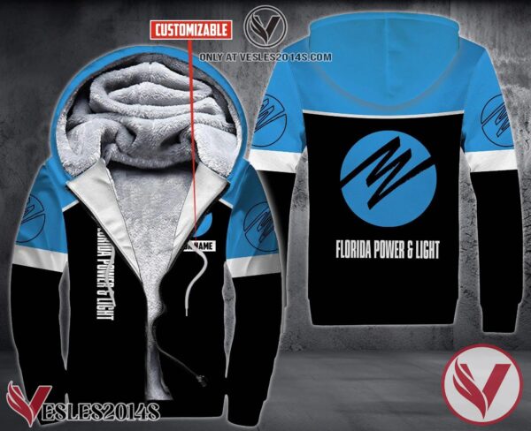 Personalized Florida Power & Light Uniform Custom Fleece Hoodie, Unique Gifts For Employee - Vesles2014S 1
