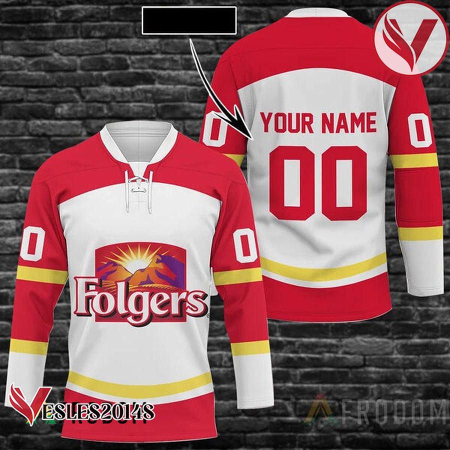 Personalized Folgers Hockey Jersey - Vesles2014S