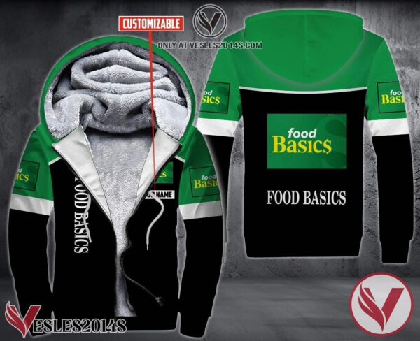 Personalized Food Basics Uniform Custom Fleece Hoodie, Unique Gifts For Employee - Vesles2014S RA0 1