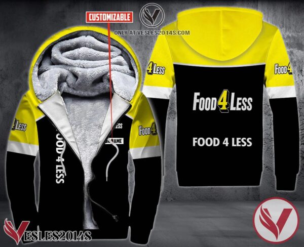 Personalized Food Less Uniform Fleece Hoodie, Unique Gifts For Employee - Vesles2014S 1