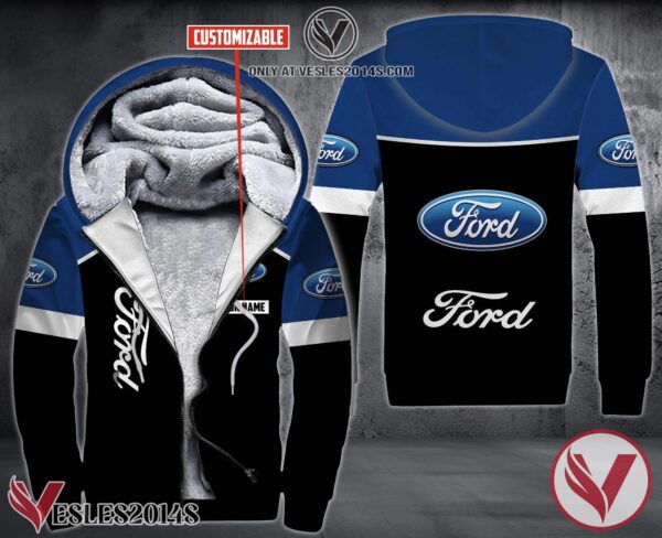 Personalized Ford Uniform Fleece Hoodie, Unique Gifts For Employee - Vesles2014S 1