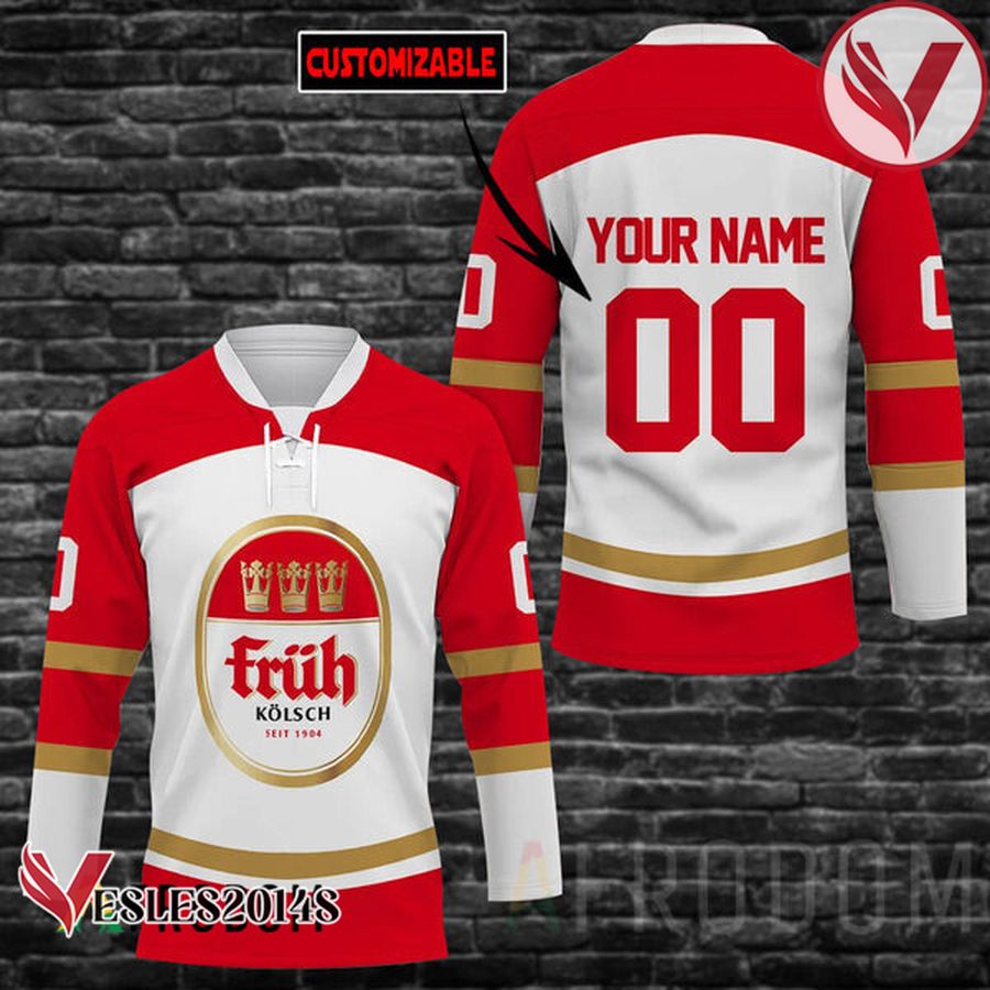 Personalized Fruh Kolsch Hockey Jersey - Vesles2014S