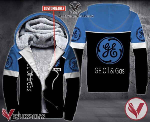 Personalized GE Oil And Gas Uniform Custom Fleece Hoodie, Unique Gifts For Employee - Vesles2014S 1