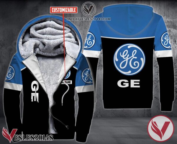 Personalized GE Uniform Custom Fleece Hoodie, Unique Gifts For Employee - Vesles2014S 1