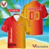 Personalized Gradient Budweiser Beer Hawaiian Shirt, Best Summer Gifts For Fans - Vesles2014S
