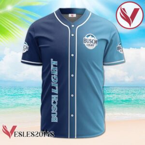 Personalized Gradient Busch Light Baseball Jersey, Perfect Gifts For Fans - Vesles2014S 2
