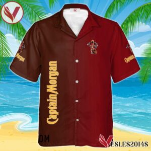 Personalized Gradient Captain Morgan Hawaiian Shirt, Best Summer Gifts For Fans - Vesles2014S 1