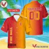 Personalized Gradient Fireball Whiskey Hawaiian Shirt, Best Summer Gifts For Fans - Vesles2014S