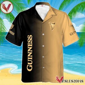 Personalized Gradient Guinness Beer Hawaiian Shirt, Best Summer Gifts For Fans - Vesles2014S 1