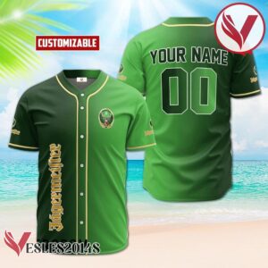 Personalized Gradient Jagermeister Baseball Jersey, Perfect Gifts For Fans - Vesles2014S