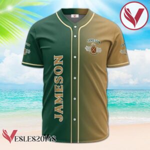 Personalized Gradient Jameson Baseball Jersey, Perfect Gifts For Fans - Vesles2014S 2
