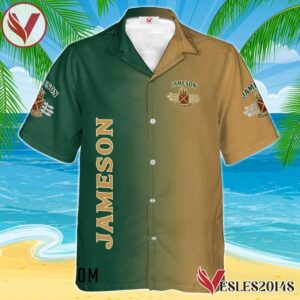 Personalized Gradient Jameson Hawaiian Shirt, Best Summer Gifts For Fans - Vesles2014S 1