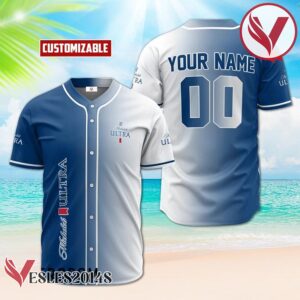 Personalized Gradient Michelob ULTRA Baseball Jersey, Perfect Gifts For Fans - Vesles2014S