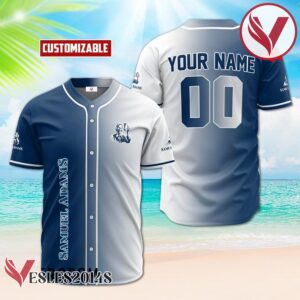 Personalized Gradient Samuel Adams Baseball Jersey, Perfect Gifts For Fans - Vesles2014S
