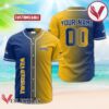 Personalized Gradient Twisted Tea Baseball Jersey, Perfect Gifts For Fans - Vesles2014S