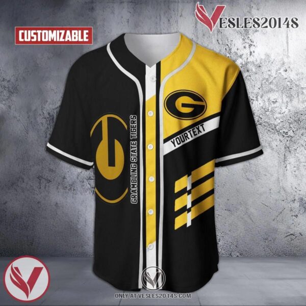 Personalized Grambling State Tigers NCAA Baseball Jersey, Unique Gifts For Fans - Vesles2014s
