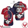Personalized Grateful Dead Saint Louis Cardinals Hawaiian Shirt, Unique Gifts For Friends - Vesles2014S 1