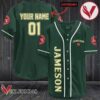 Personalized Green Jameson Whiskey Baseball Jersey, Perfect Gifts For Fans - Vesles2014S