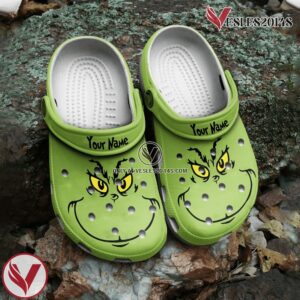 Personalized Grinch Christmas Crocs Clogs Comfortable Crocband Shoes For Men Women, Unique Gift From  Vesles2014S