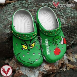 Personalized Grinch Christmas Crocs Clogs Crocband Comfortable Shoes For Men Women, Unique Gift From  Vesles2014S