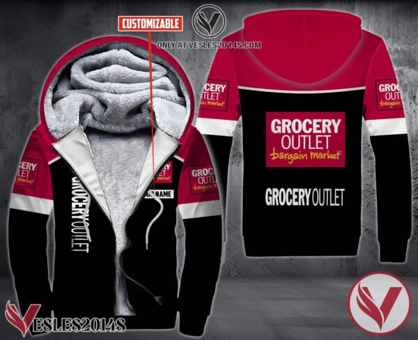 Personalized Grocery Outlet Uniform Fleece Hoodie, Unique Gifts For Employee - Vesles2014S 1