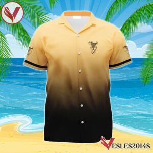 Personalized Guinness Beer Gradient Hawaiian Shirt, Best Summer Gifts For Fans - Vesles2014S 1