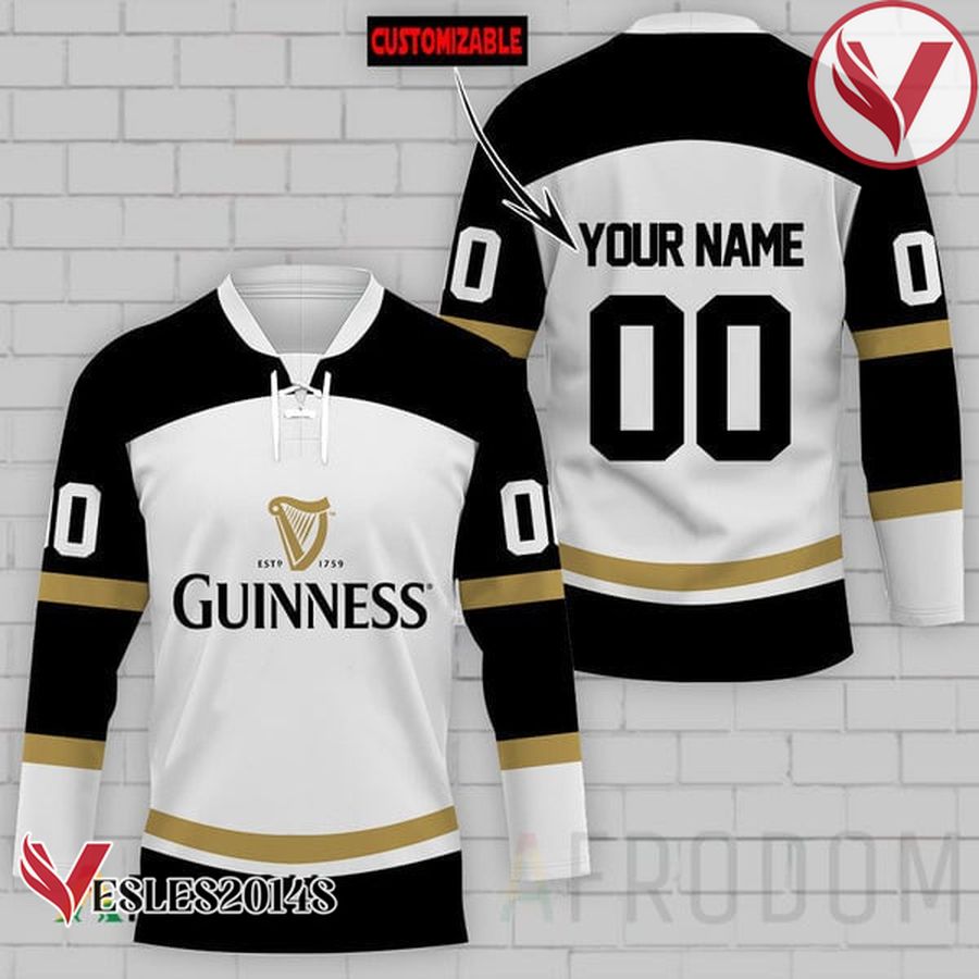 Personalized Guinness Beer Hockey Jersey - Vesles2014S