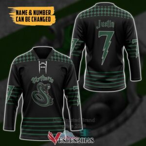 Personalized H.P Hogwart Slytherin Hockey Jersey, Trending Gifts For Fans - Vesles2014s 2