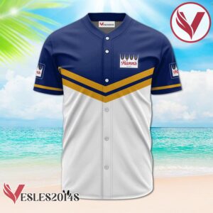 Personalized Hamm's Beer Blue And White Baseball Jersey, Perfect Gifts For Fans - Vesles2014S 2