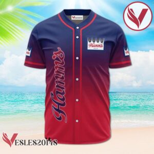Personalized Hamm's Beer Gradient Baseball Jersey, Perfect Gifts For Fans - Vesles2014S 2