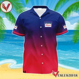 Personalized Hamm's Beer Gradient Hawaiian Shirt, Best Summer Gifts For Fans - Vesles2014S 1