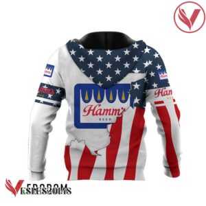 Personalized Hamm's Beer USA Flag Hoodie & Zip Hoodie - Vesles2014S 3