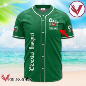 Personalized Happy St. Patrick's Day From Coors Banquet Baseball Jersey, Perfect Gifts For Fans - Vesles2014S 2