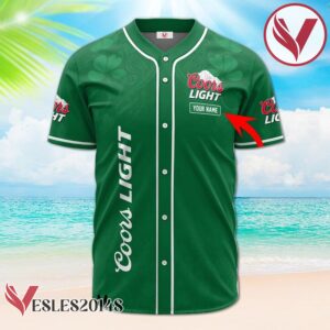 Personalized Happy St. Patrick's Day From Coors Light Baseball Jersey, Perfect Gifts For Fans - Vesles2014S 2