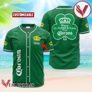 Personalized Happy St. Patrick's Day From Corona Extra Baseball Jersey, Perfect Gifts For Fans - Vesles2014S