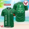 Personalized Happy St. Patrick's Day From Fireball Whiskey Baseball Jersey, Perfect Gifts For Fans - Vesles2014S