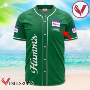 Personalized Happy St. Patrick's Day From Hamm's Beer Baseball Jersey, Perfect Gifts For Fans - Vesles2014S 2